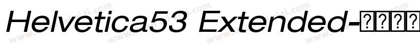 Helvetica53 Extended字体转换